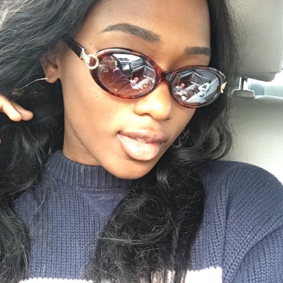 Y2K vintage oval shape tortoise shell sunglasses - Picture 6 of 6